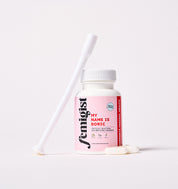 Femigist My Name is Boric bottle with applicator for yeast infections and bacterial vaginosis, supporting vaginal health.