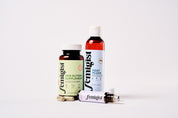 Femigist Chin Kit - HER.sutism Supplement, Post Pluck Exfoliating Toner, and Skin Roller. A complete solution for chin hair, ingrown hairs, and dark marks.