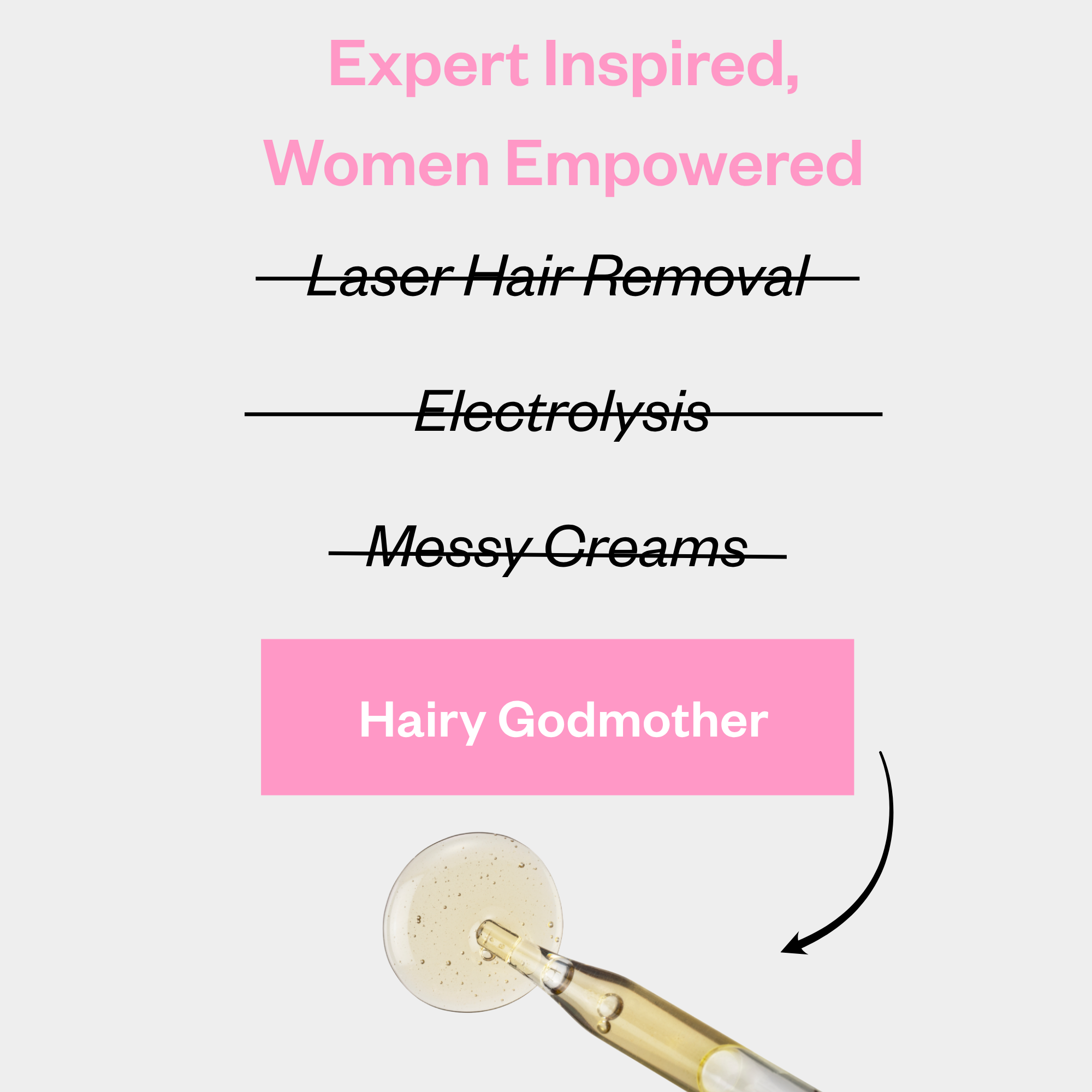 Hairy Godmother Facial Hair Roller – Natural Facial Hair Reduction
